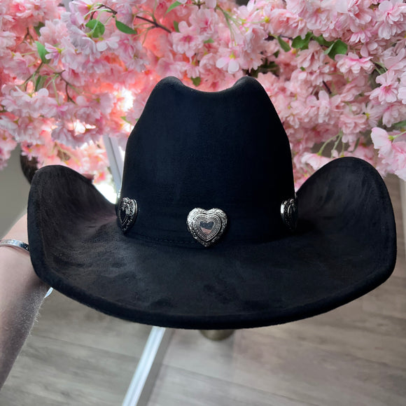 Hearts cowgirl hat