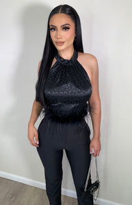 Leona blouse (black)
