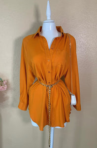 Clarissa dress (orange)