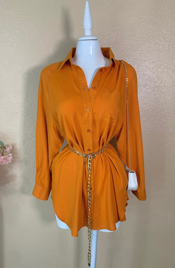 Clarissa dress (orange)