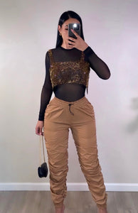 Crissy joggers (brown)