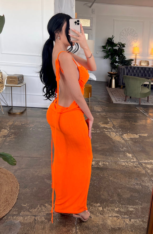 Penelope Dress (Orange)